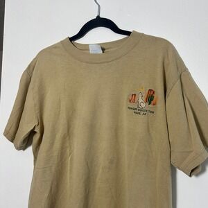 Cottonfield Mens Size Medium T Shirt Coyote Page Arizona Graphic Tee Tan